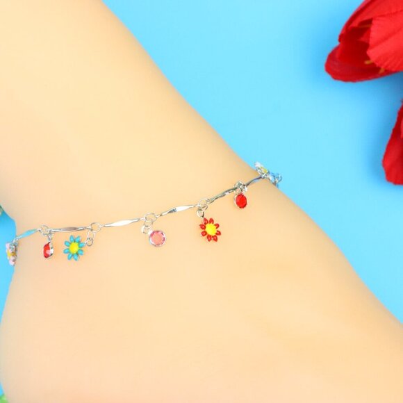 Elegant Handmade Anklet – Perfect for Women & Girls | Ideal Gift Option,DYC1052 - Picture 2 of 8